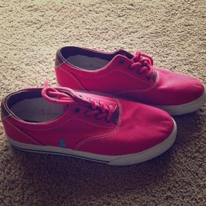 Hot Pink Polo Shoes