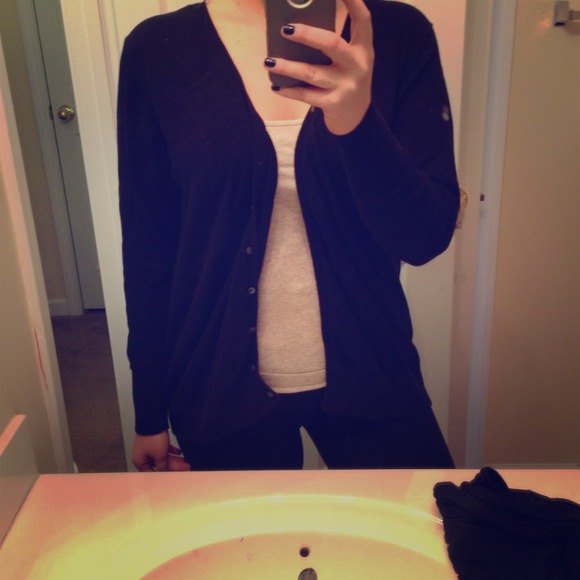Old navy basic black cardigan.