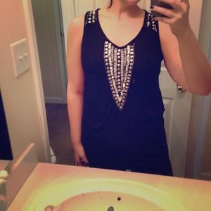 Super cute tunic! Embellished!