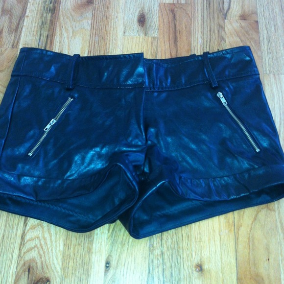 Leather Shorts