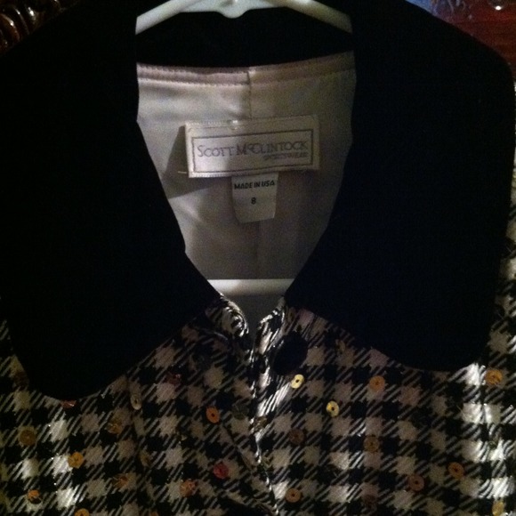 Checker board sequence coat - Picture 3 of 4