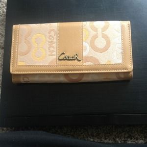 Tan Coach Wallet