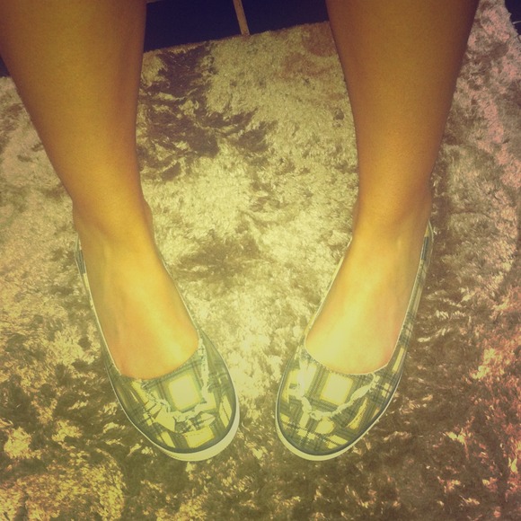 Keds plaid flats