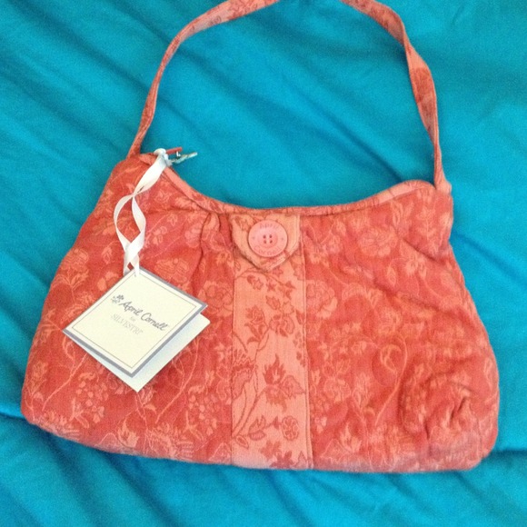 April Cornell Bags Apricot Colored Purse Poshmark