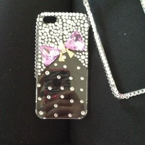 iphone 5 diamond bow case