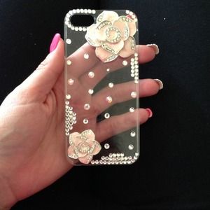 iphone 5 diamond flower case
