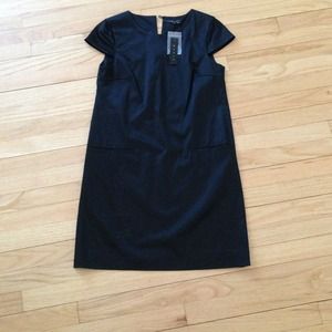 Theory Black Shift Dress