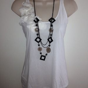 Presley Jersey Rose petals tops