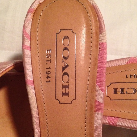 Pink Authentic Coach Shoes - Picture 3 of 4