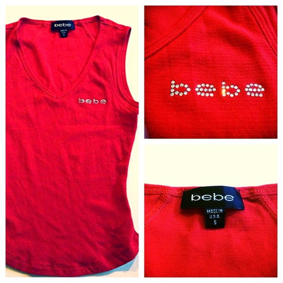 **BUNDLED & traded**Red bebe tank