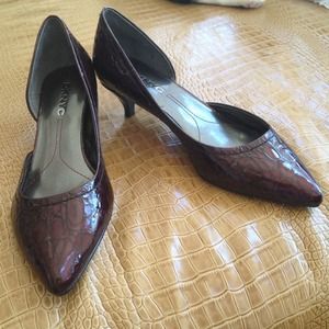 DKNY purple heels