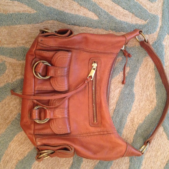 Leather Banana Republic handbag