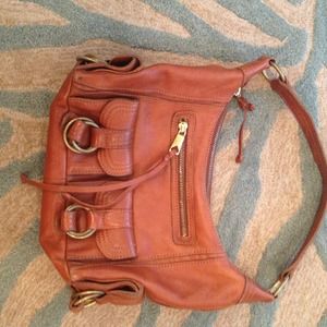 Leather Banana Republic handbag