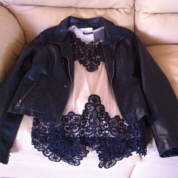 Arden Jacket & Lace Top