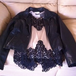 Arden Jacket & Lace Top