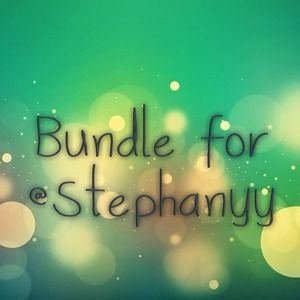 One pair of khaki shorts & makeup bundle