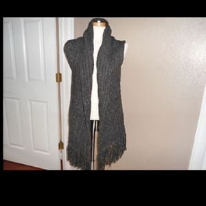 CAbi fringe sweater vest