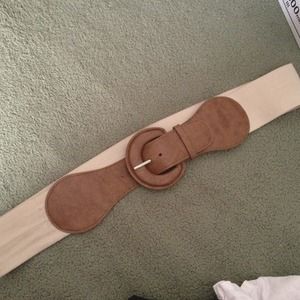 Plus size Belt with faux leather buckle
