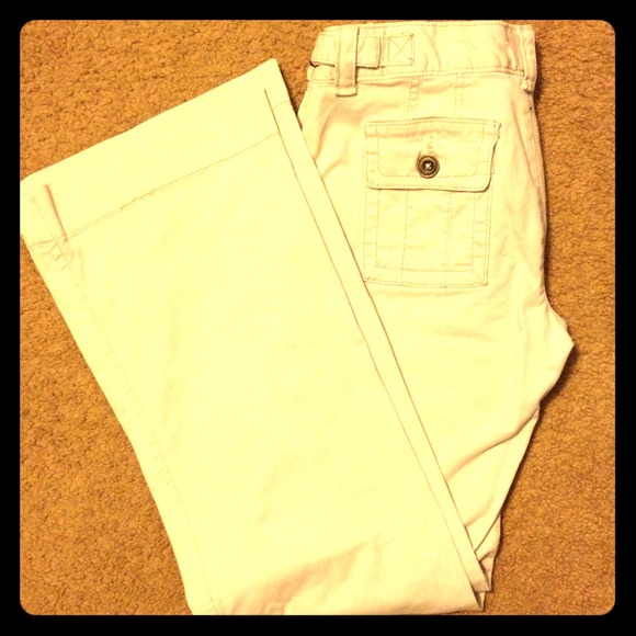 Wide leg corduroy trouser