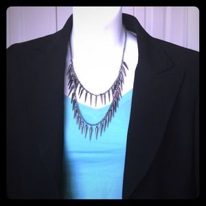 Spiked Gunmetal necklace