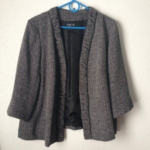 Plus Size Women's Crop Top Blazer