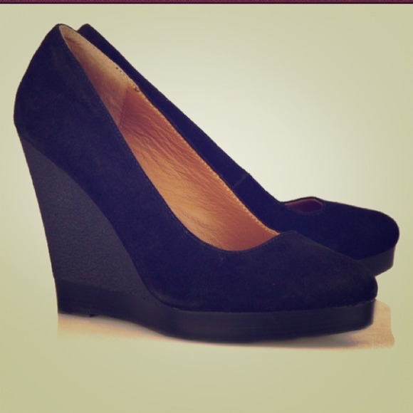 Michael Kors suede wedges
