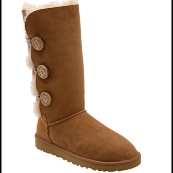 Tan Tall Baliey Button Uggs