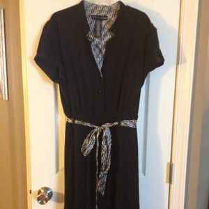 Madison Leigh Black Dress with Belt