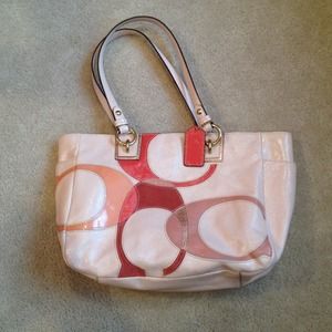Pink coach bag