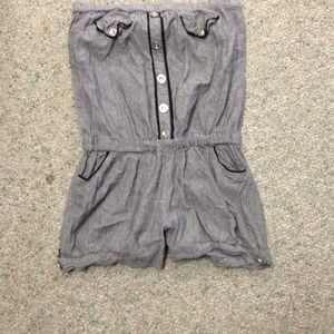 Gray romper