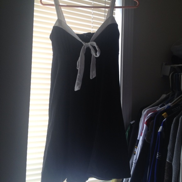 Victoria's Secret black dress with white trim