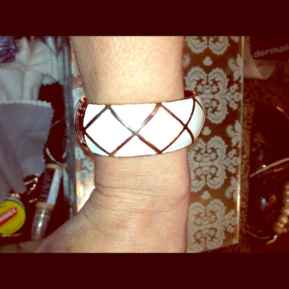 Rose Gold plated cuff bracelet