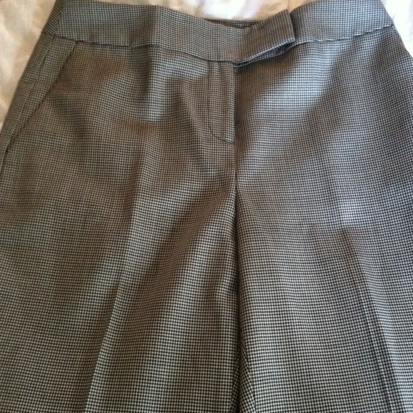 Black and cream dress pants