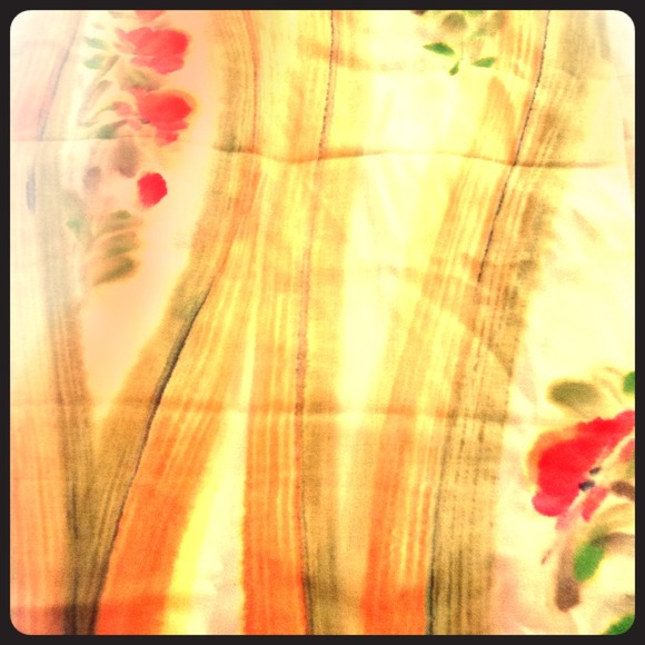 Beautiful flower pashmina