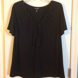 George Black Baby Doll Blouse