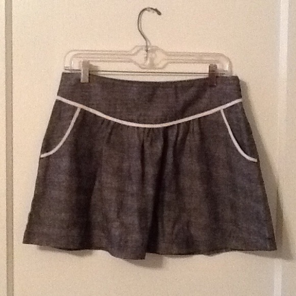 Grey and white skirt