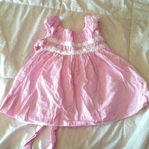 Pink baby girls dress. Worn once.