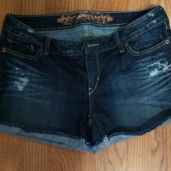 Denim shorts