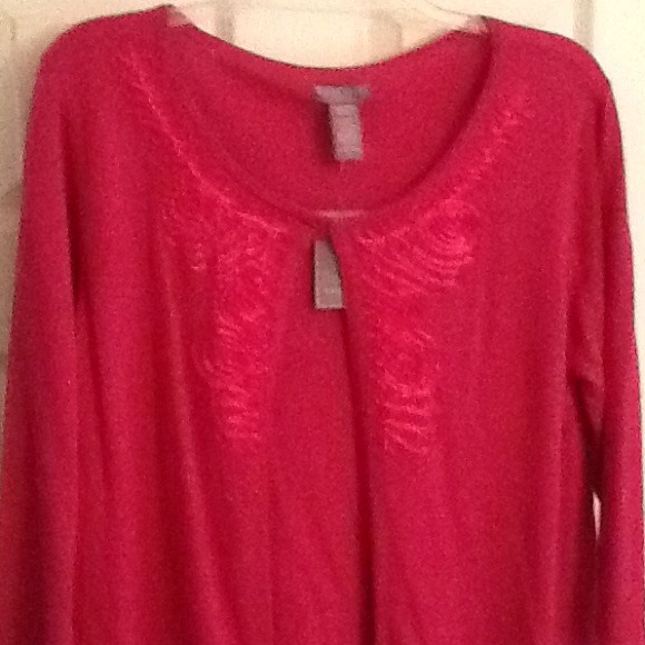 Fuchsia cardigan