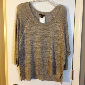 H&M Gold Speckled Top