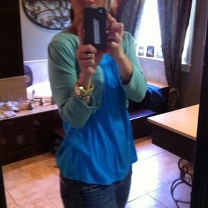 Mint green sweater and tank bundle