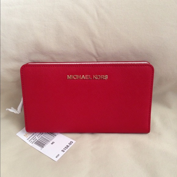 NWT striped MK wallet!!