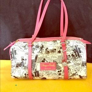 Disney Dooney & Bourke Mickey Comic Barrel
