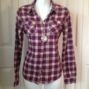 Purple Plaid Shirt