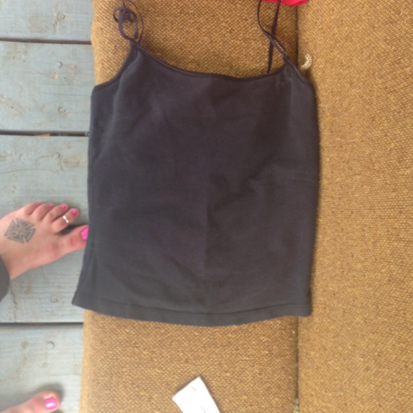 Black spaghetti / tank top