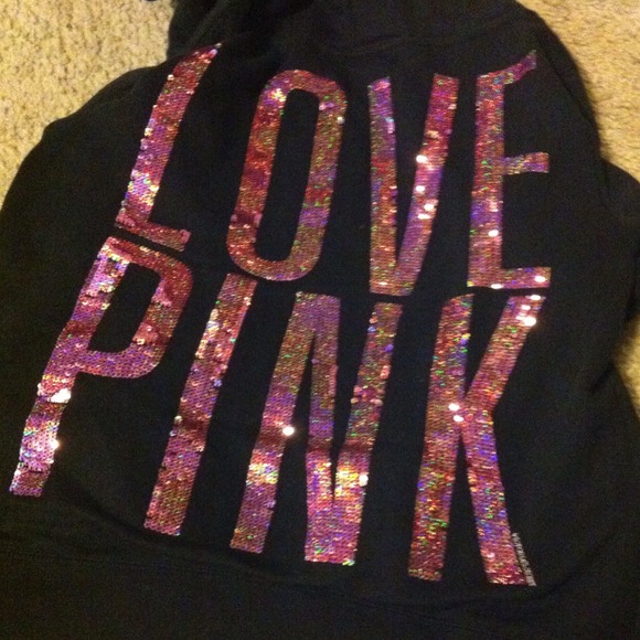 VS Love Pink Bling Hoodie