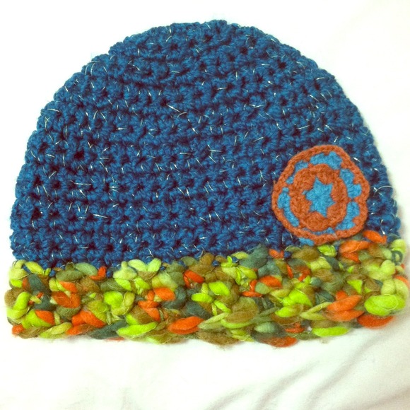 Flower Knit Hat