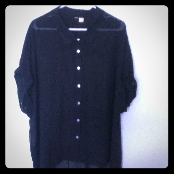 Black button up