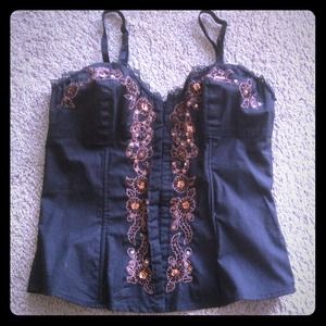 Sassy corset style top...
