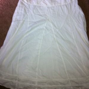 A white skirt